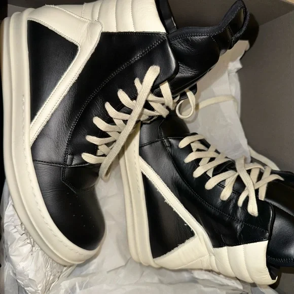 Rick Owen’s Geo Basket Sneakers - Picture 5 of 8